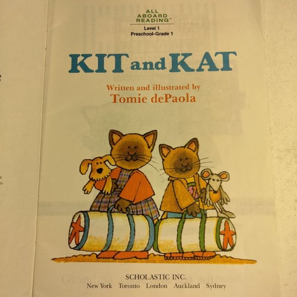 Scholastic Kit and Kat All Aboard Reading Early Readers 1986 - Picture 5 of 6